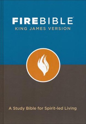 Fire Bible KJV version, hardcover   - 