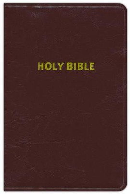 NASB (1977 Edition) Giant Print Handy-Size Bible, Burgundy Bonded ...