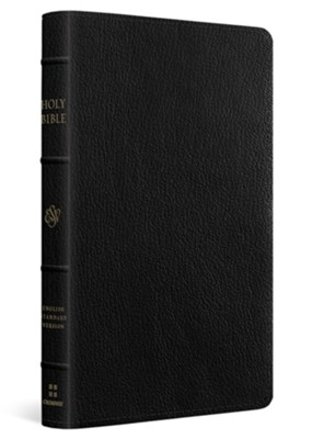 ESV Heirloom Bible, Thinline Edition (Goatskin, Black)  - 