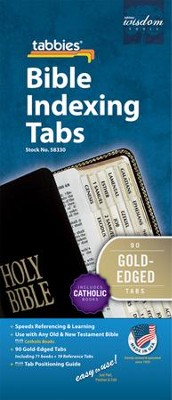 Bible Tabbies, Catholic Gold   - 