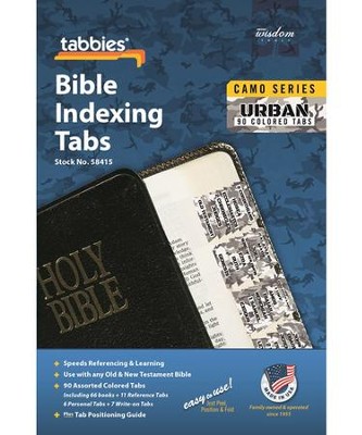 Bible Tabs, Camo, Urban  - 
