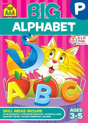 Big Alphabet Workbook, Ages 3-5: 9781601590169 - Christianbook.com