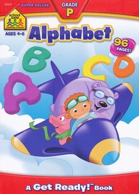 Alphabet Super Deluxe Workbook, Ages 4-6   - 