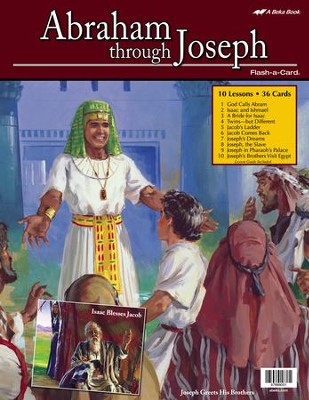 Abeka Abraham through Joseph Flash-a-Card Set   - 