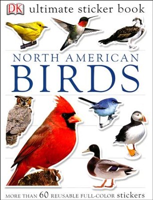 Ultimate Sticker Book: North American Birds  - 