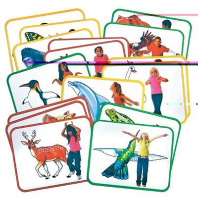 Body Poetry: Animal Action Cards (Package of 16)   - 