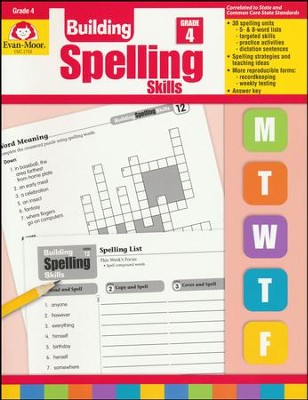 Building Spelling Skills, Grade 4   -     By: Homeschool
