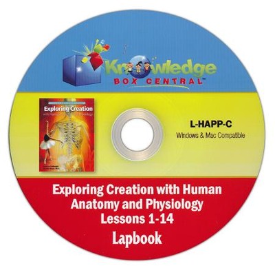 Apologia Exploring Creation with Human Anatomy & Physiology  Lapbook Package Lessons 1-14 PDF CD-ROM   -     By: Cindy Kinney
