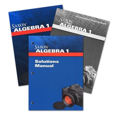 Saxon Algebra 1 Homeschool Kit with Solutions Manual, Fourth Edition   - 