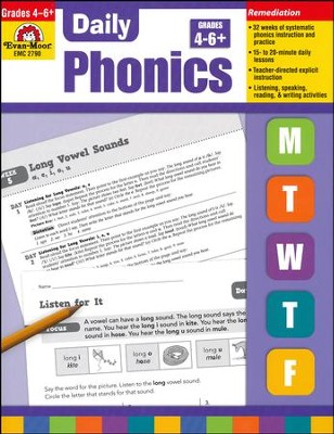 Daily Phonics, Grades 4-6+   - 