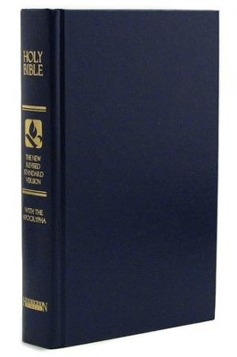 NRSV Pew Bible with Apocrypha, Hardcover, Blue   - 
