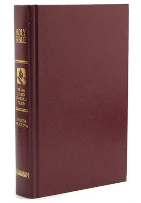 NRSV Pew Bible with Apocrypha, Hardcover, Burgundy   - 