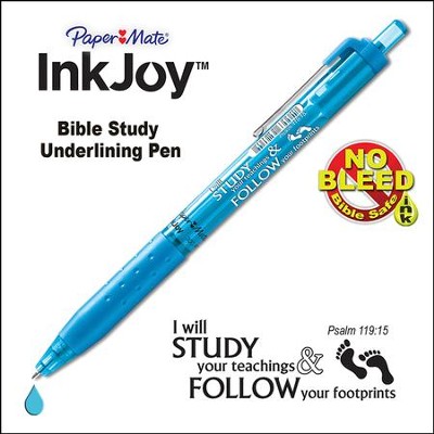 Inkjoy, Bible Study Pen, Turquoise  - 
