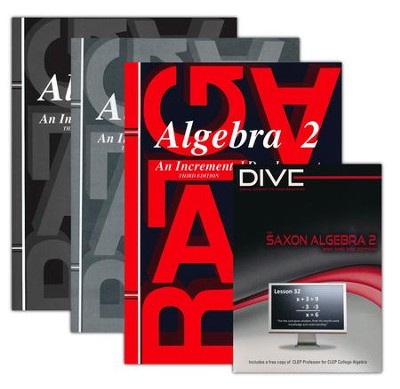 Saxon Algebra 2 Kit & DIVE CD-Rom, 3rd Edition    - 
