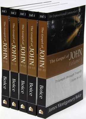 The Boice Commentary Series, The Gospel of John, 5 Volumes   -     By: James Montgomery Boice
