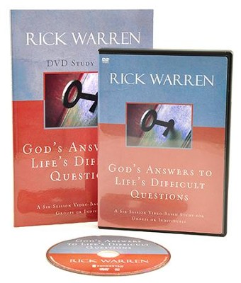 God's Answers to Life's Difficult Questions Study Guide with DVD  -     By: Rick Warren
