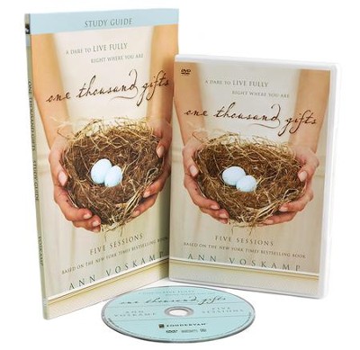 One Thousand Gifts Participant's Guide with DVD: A Dare to Live Fully Right Where You Are  -     By: Ann Voskamp
