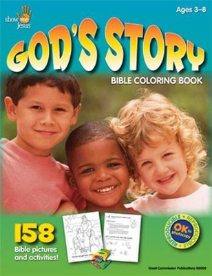God's Story: Bible Coloring Book  -     By: Anna Trimiew
