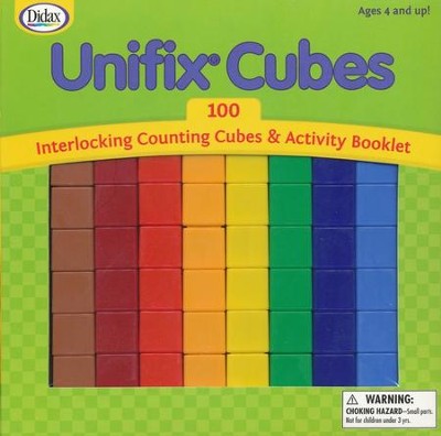 Unifix Cubes, 100 Pieces   - 