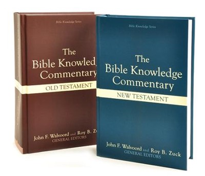 The Bible Knowledge Commentary: Old & New Testament, 2 Volumes  -     Edited By: John F. Walvoord, Roy B. Zuck
    By: Edited by John F. Walvoord & Roy B. Zuck
