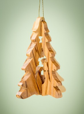 3D Nativity in Tree Ornament  - 