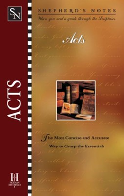 Shepherd's Notes on Acts - eBook   - 