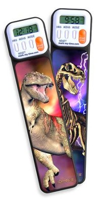 3D Dinosaur Digital Timer Bookmark  - 