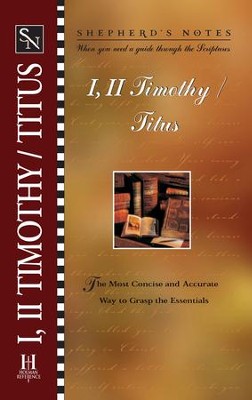 Shepherd's Notes on 1,2 Timothy/Titus - eBook   - 