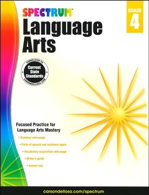 Spectrum Language Arts Grade 4 (2014 Update)  - 