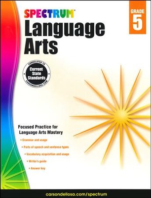 Spectrum Language Arts Grade 5 (2014 Update)  - 
