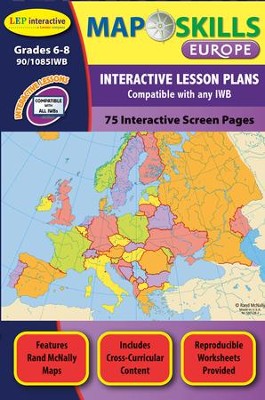 Map Skills Europe Interactive Whiteboard Cd Rom Jessica Ashworth Christianbook Com