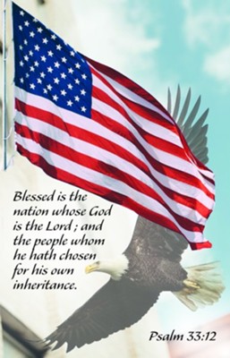 Blessed is the Nation (Psalm 33:12, KJV) Bulletins, 100   - 