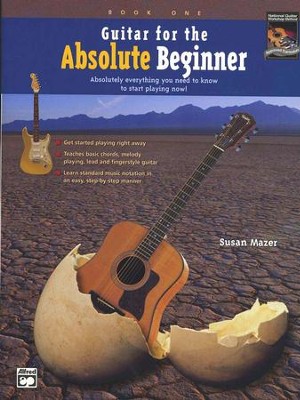 Alfred's Guitar for the Absolute Beginner--Book and Download   -     By: Susan Mazer
