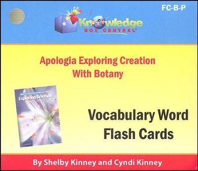 Exploring Creation with Botany Vocabulary Flash Cards (Printed Edition)  -     By: Cyndi Kinney, Shelby Kinney
