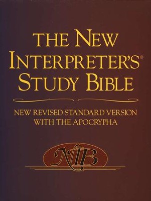 The New Interpreter's Study Bible (NRSV with the Apocrypha), hardcover  -     Edited By: Walter J. Harrelson
    By: Edited by Walter J. Harrelson
