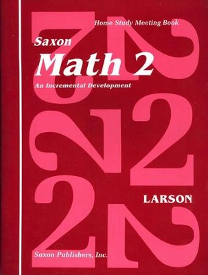 Saxon Math 2, Meeting Book   - 