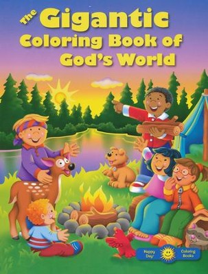The Gigantic Coloring Book of God's World   - 