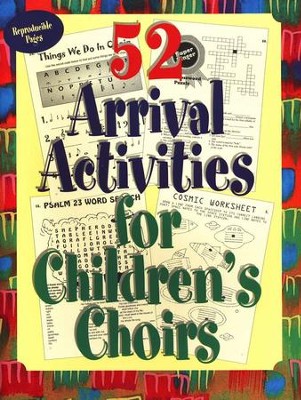 52 Arrival Activities for Children's Choir   - 