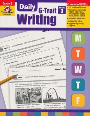 Daily 6-Trait Writing, Grade 3  - 