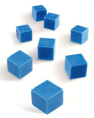 Blue Plastic Base Ten Components: Units, Set of 100   - 