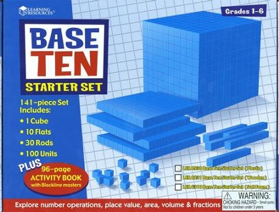 Blue Plastic Base Ten Starter Kit   - 