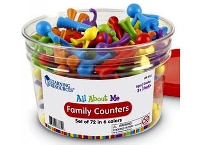 All About Me: Family Counters (Set of 72)   - 