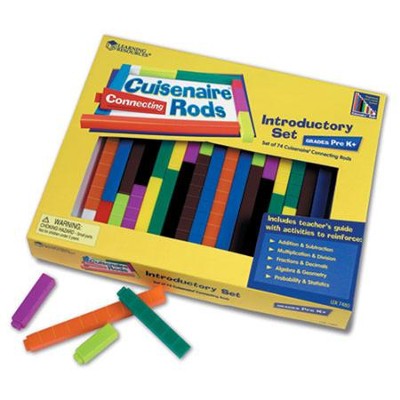 Learning Resources Cuisenaire Rods Wooden Introductory Set Multicoloured for sale online