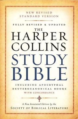 The NRSV HarperCollins Study Bible, Revised and Updated Hardcover with Apocryphal and Deuterocanonical Books  -     Edited By: Harold W. Attridge
