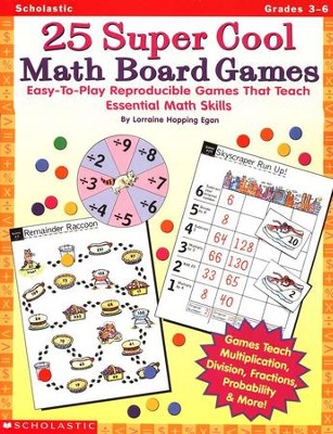 25 Super Cool Math Board Games  -     By: Lorraine Hopping Egan
