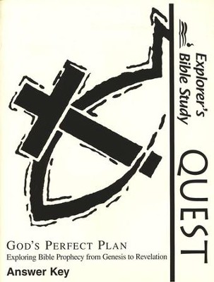 Bible Quest: God's Perfect Plan, Answer Key   - 