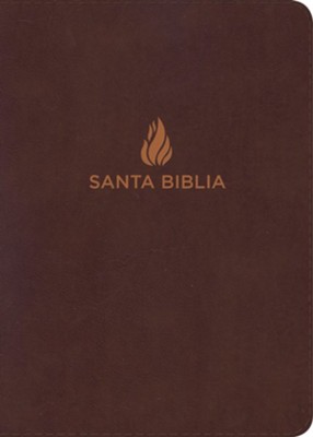 RVR 1960 Giant-Print Reference Bible--bonded leather, brown  - 