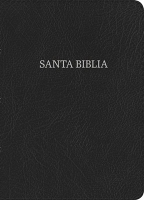 Biblia RVR 1960 Letra Gde. Tam. Manual, Piel Fabricada, Negro  (RVR 1960 Lge.Print Pers.Size Bible, Bon.Leather, Black)  - 