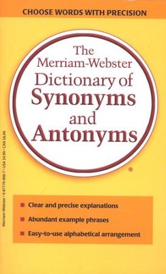 The Merriam-Webster Dictionary of Synonyms & Antonyms    - 