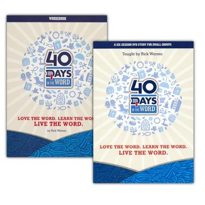 40 Days in the Word, Kit (DVD & Workbook)   -     By: Rick Warren

